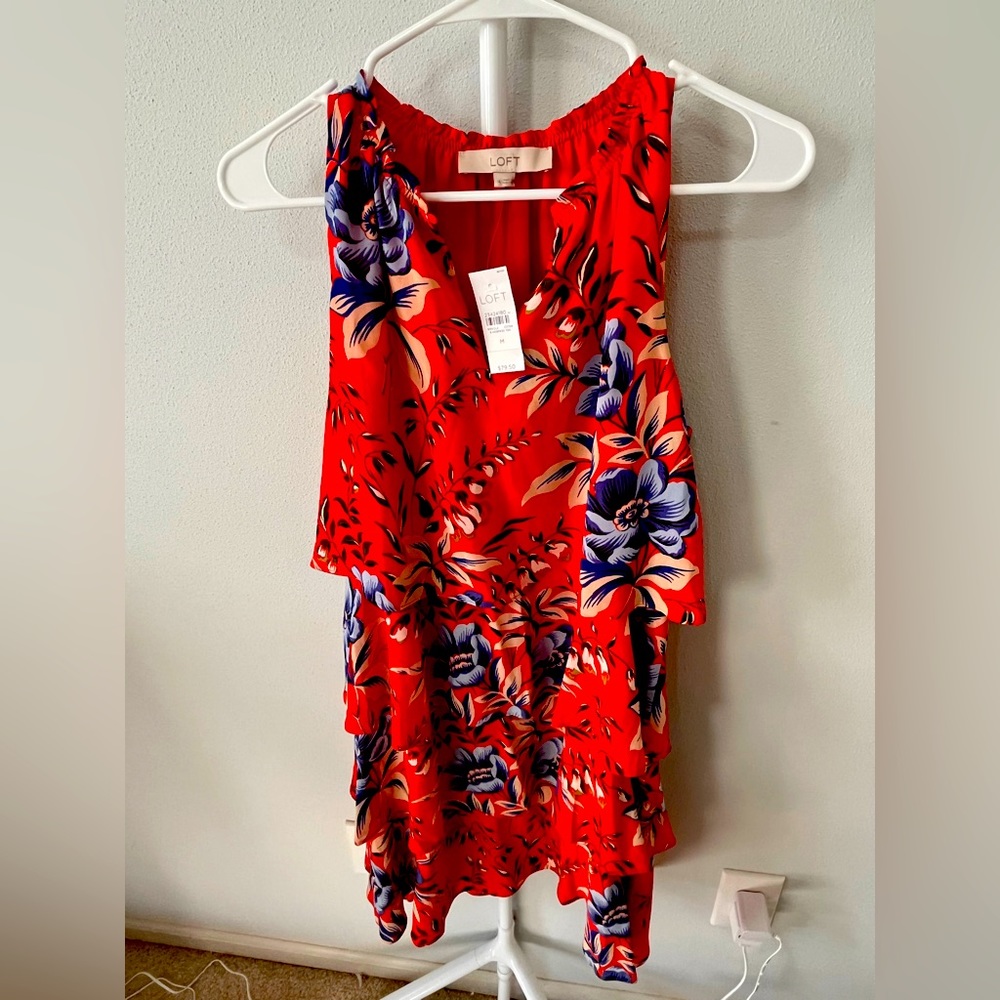 LOFT sleeveless dress size medium